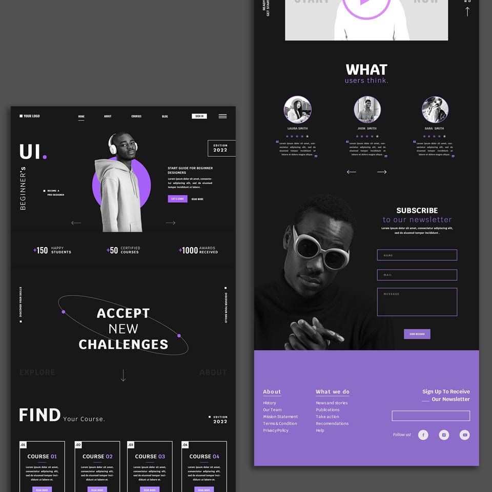 Web Dizajn sajta za DJ-a